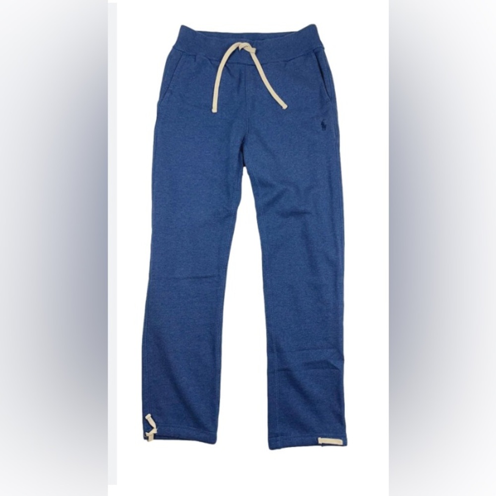 Polo Ralph Lauren men sweatpants Heather blue XXL elastic waist drawstring cuffs